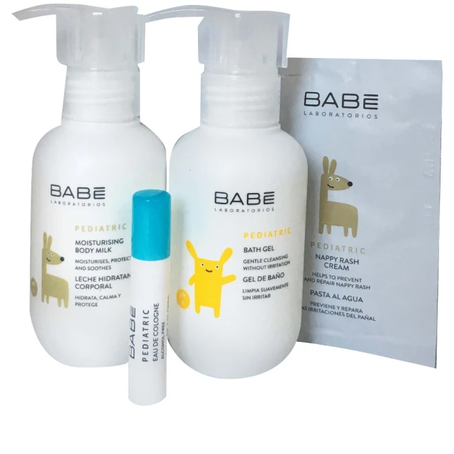 Babe Promo Pediatric Moisturizing Body Milk 100ml Bath Gel 100ml