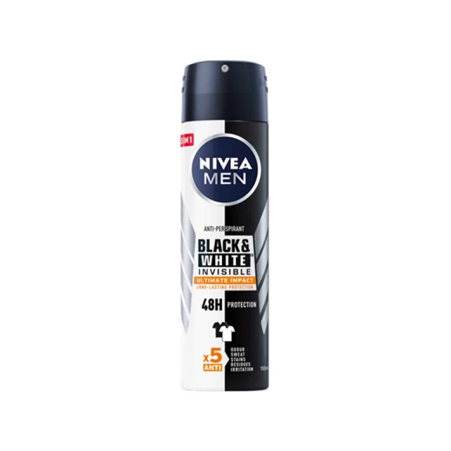 Nivea Men Black White Invisible Ultimate Impact 48h Spray 150ml