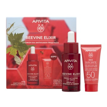 Apivita Promo Beevine Elixir Serum 30ml & Bee Sun Safe Anti-Spot & Anti-Age Defense Face Cream 15ml