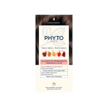 Phyto Phytocolor Μόνιμη Βαφή Μαλλιών 4 Καστανό