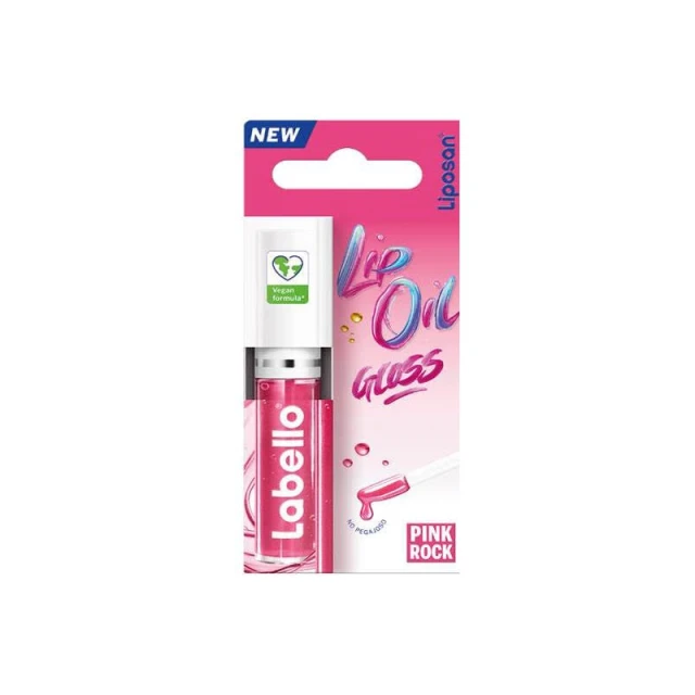 Liposan Lip Oil Gloss Pink Rock 5.5ml | Wecare.gr