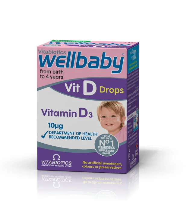 Vitabiotics Wellbaby Vit D Drops Vitamin D3 10mg 30ml | Wecare.gr